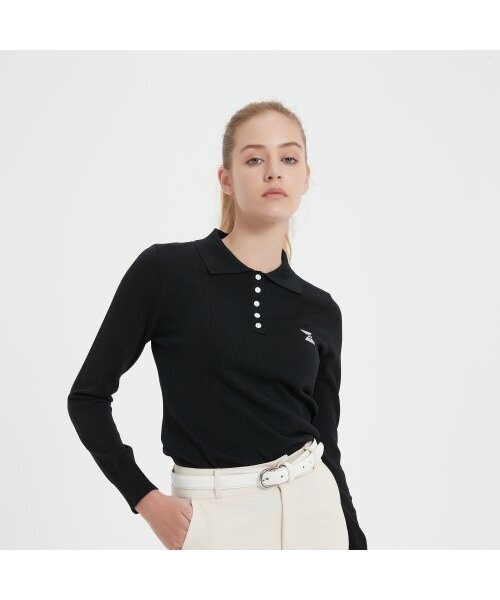 Поло‑футболка Golf/Full‑knit (чёрная)