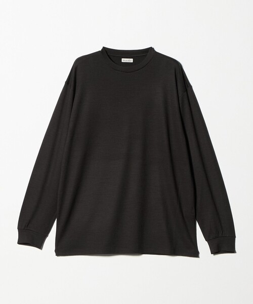 <Steven Alan> Merino wool crew neck long‑sleeve T‑shirt — мериносовая футболка с длинным рукавом