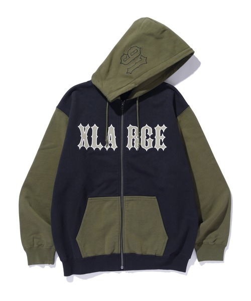 COLOR BLOCK ZIP HOODED SWEATSHIRT — худи с молнией и цветными блоками