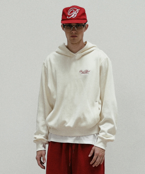 Классик cropped hooded park — крем‑ховоит белый