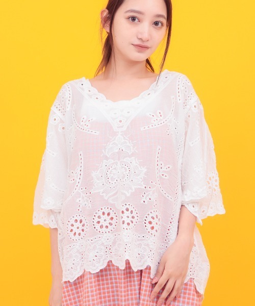 Orale! cotton relaxed blouse — хлопковая блуза relaxed