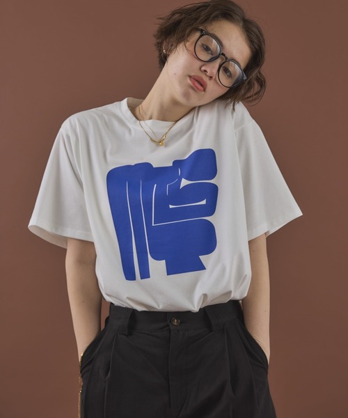 [WEB限定] MS LOGO TSHIRT / милый логотип‑футболка Miranda story