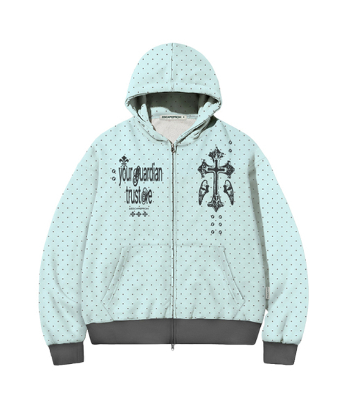 Gardyank cross print doublet T — футболка с принтом