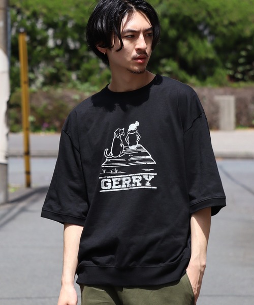 GERRY — контактная охлаждающая рубашка с эффектом слэб, касл-reprint, полукороткая T-футболка