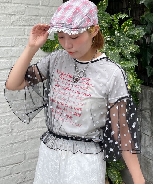 [HELLO.SANFRANCISCO] 2WAY Churldot blouse — 2‑способная блузка HELLO.SANFRANCISCO