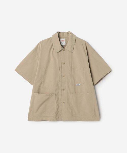 DANTON | Cotton broad поло‑рубашка с коротким рукавом MEN