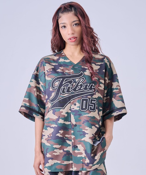 FUBU Patch Baseball Shirt — бейсбольная рубашка с нашивками