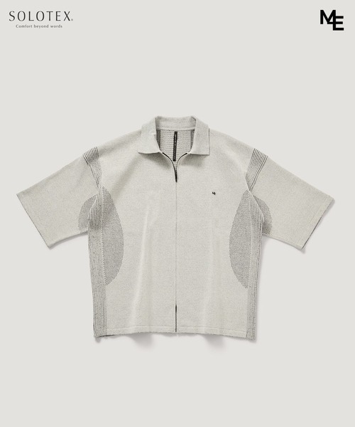 MINOTAUR INST. FOR ESTNATION / WASHI+SOLOTEX Short Sleeve Zip Polo — короткая рубашка на молнии