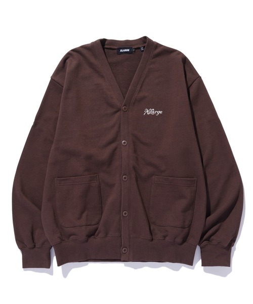 Embroidered Sweat Cardigan — вязаный кардиган с вышивкой