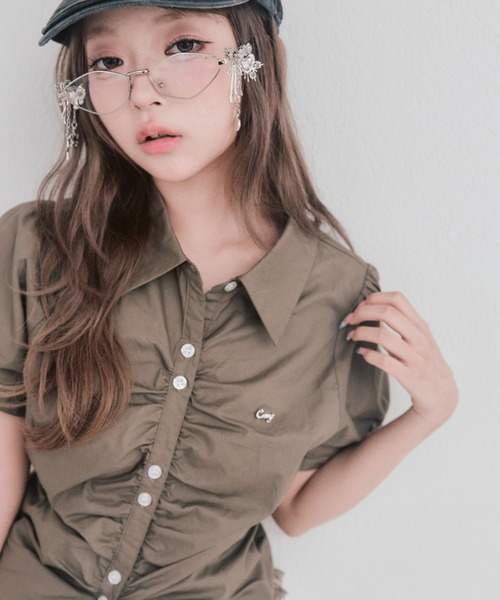 Compact gauze blouse — лёгкая блузка из газовой ткани