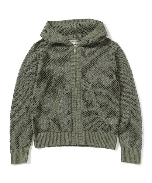 FUTURE ARCHIVE NET MESH PARKA — парка с сетчатой вставкой