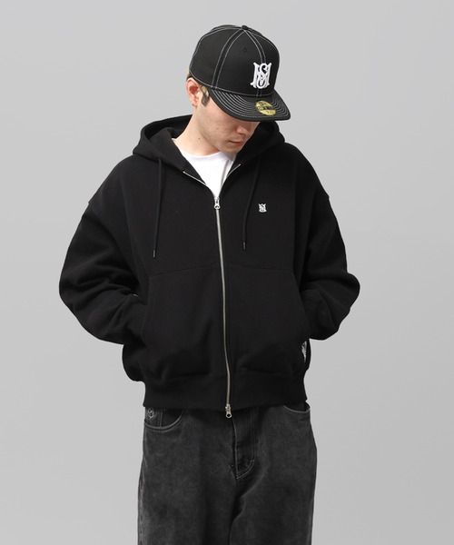 MFC STORE ORIGINAL SMALL MS LOGO ZIP HOODIE — худи на молнии с маленьким логотипом MS