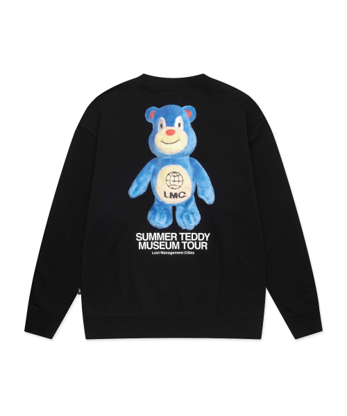 SUMMER TEDDY MUSEUM TOUR SWEATSHIRT, черная