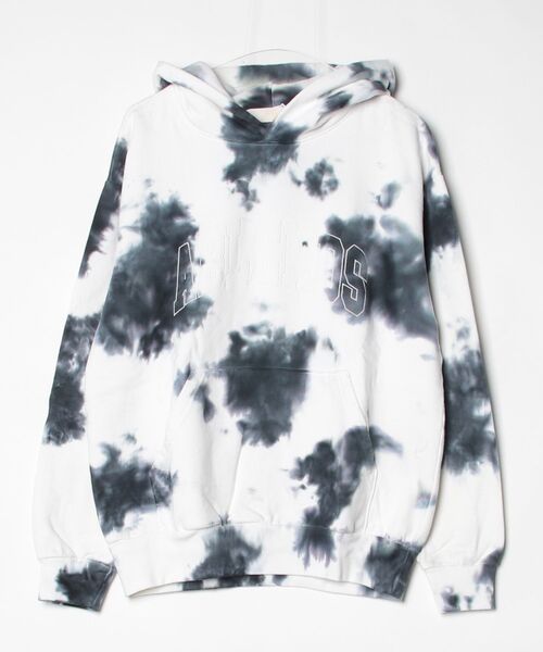 A blends Тайдай окрашенная свитшот-парка (Tie-dye sweet parka)