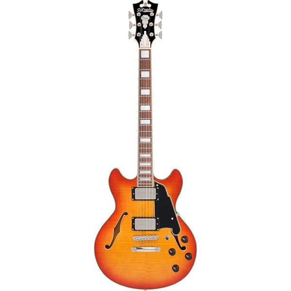 D'Angelico Premier Mini DC XT - Honey Burst - новая электрогитара Hollow Body Sunburst (D Angelico, DCXT)