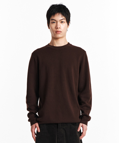 Eclipse Reversible Knit (Brown) — реверсивный вязаный свитер, коричневый