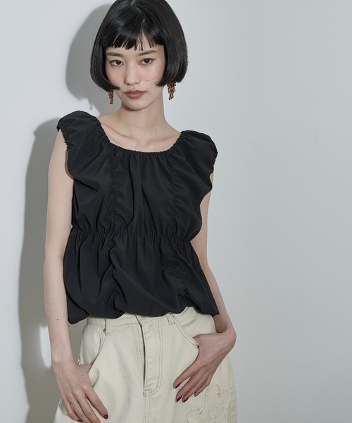 2way sharing no-sleeve blouse — двусторонняя безрукавка-блуза