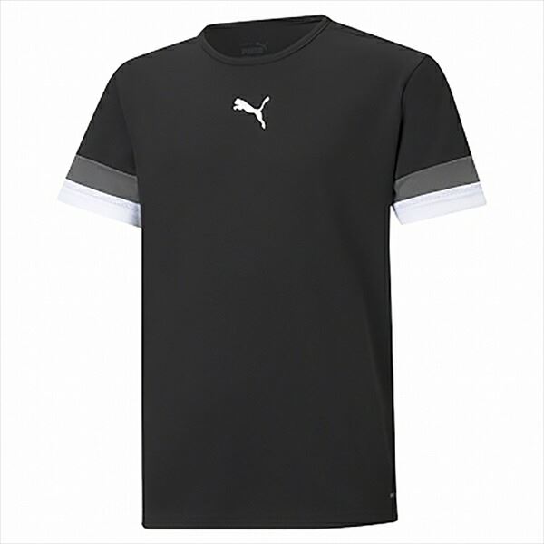 Футбольная игровая футболка PUMA TEAMRISE для детей (705140)(03) черный/бело‑перламутровый