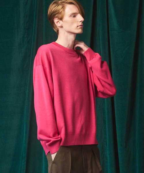 UNISEX Cashfeel Extra Fine Merino Wool Prime‑Over пуловер с круглым вырезом MAISON SPECIAL