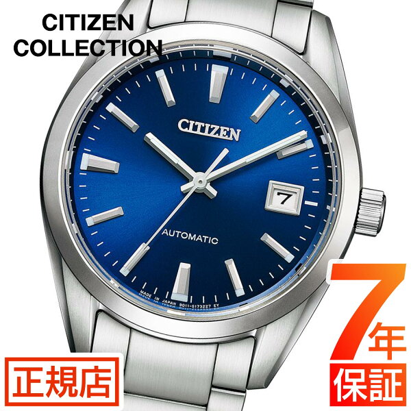 CITIZEN COLLECTION NB1050-59L: мужские автоматические часы с календарём даты, механизм с автоподзаводом, стальной корпус, ремешок — чёрный