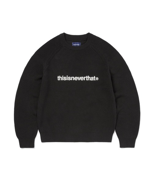 T-Logo Knit Sweater — вязаный свитер с логотипом T