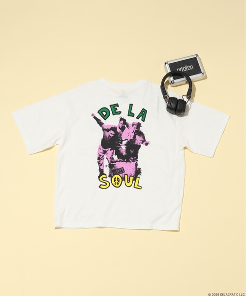 De La Soul — Backprint Art TEE [WEB限定] — футболка с принтом на спине (лимитированная веб-версия)
