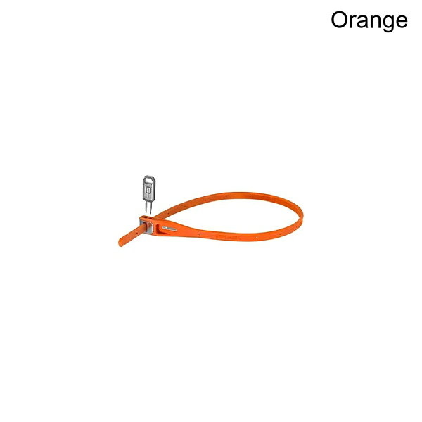 Hiplok Z‑Lok Security Tie Lock — противоугонный трос‑замок, оранжевый (возможен самовывоз)