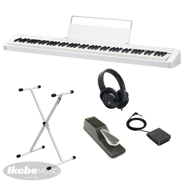 CASIO Privia PX-S1100WE + X‑образная стойка + напольный пэдал‑сеть (доставка не осуществляется для некоторых районов Окинавы/удалённых островов) (электропиано)