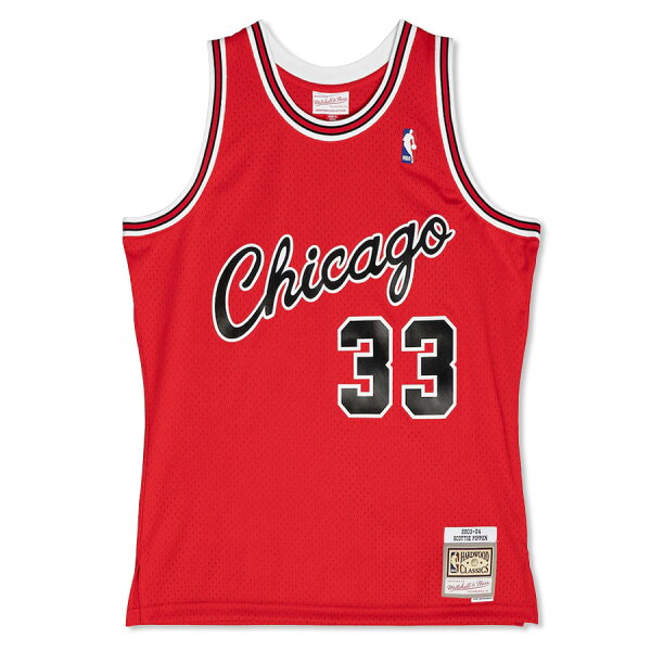 NBA Scottsdale Pippen Chicago Bulls синие униформа ретро свитшот Jersey 03‑04 Michael & Ness/Mitchell & Ness скарлетт.