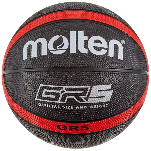 Molten GR5 BGR5-KR — баскетбольный мяч GR5, чёрно‑красный, размер 5