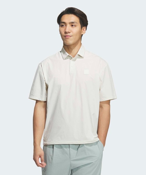 Клаб‑консьюмеровка Woven half‑sleeve loose fit поло‑футболка [adidas Golf]