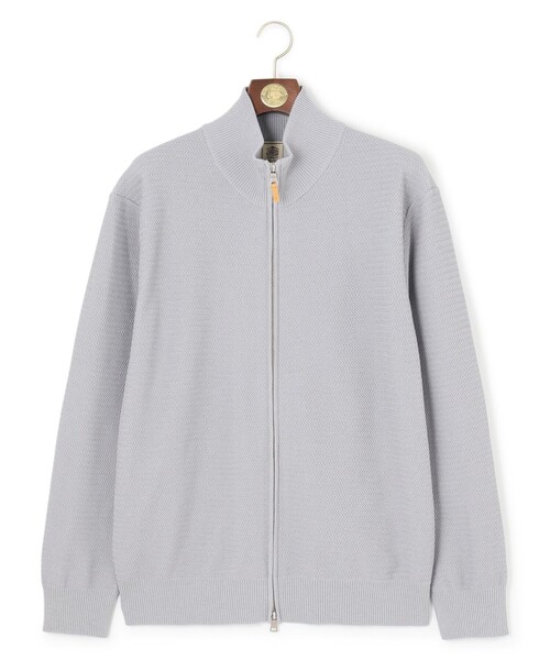 KING SIZE Hi‑Twist Herringbone Full‑zip Cardigan — кардиган на молнии, крупный размер