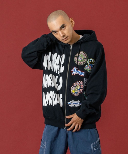 Multi Logo Zip‑up Hooded Sweatshirt — худи на молнии с мульти‑логотипом