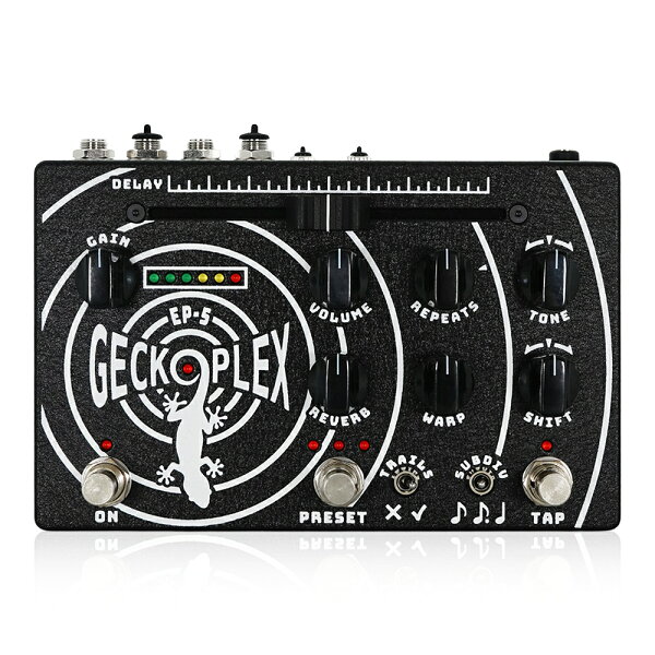 Gecko Pedals Geckoplex EP-5 V2 — драйв/リバーブ/ギター эффектор