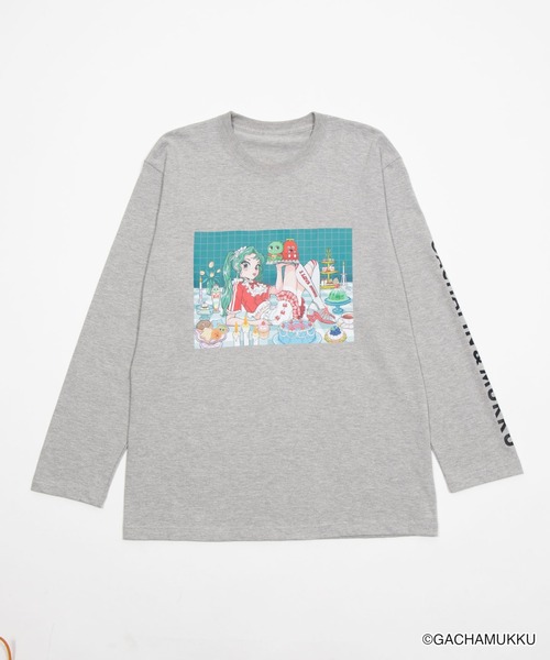 WEGO/26-летняя весна‑лето новинка — Gachapin × WEGO коллаборационный длинный T‑шот
