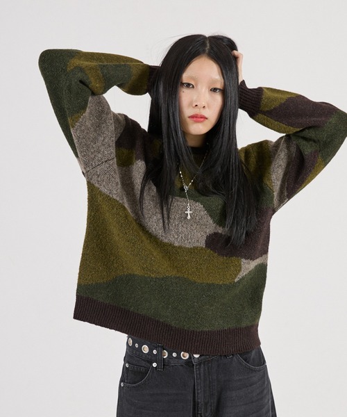 [UNISEX] ассорти crew‑neck вязаная