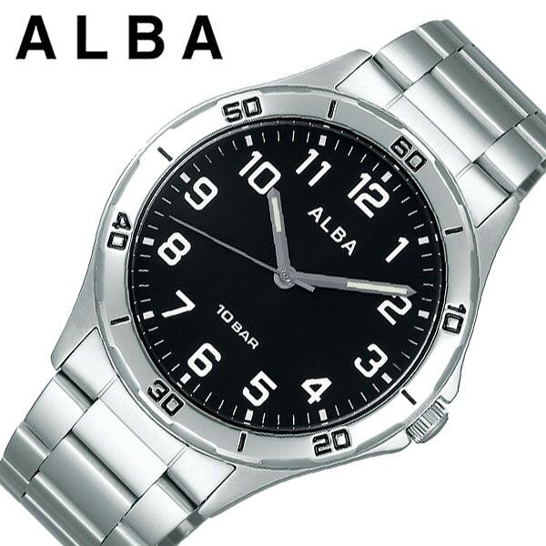 SEIKO ALBA AQPK410 мужские часы чёрные, рекомендационная брендовая модель, стильные водонепроницаемые, легкие для бизнеса, учёбы, тестов, выпускной, праздничные, нарядные, для школьных выпускников