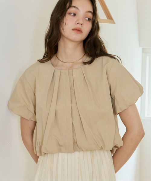 Balloon tuck blouse / блуза с защипами "balloon tuck"