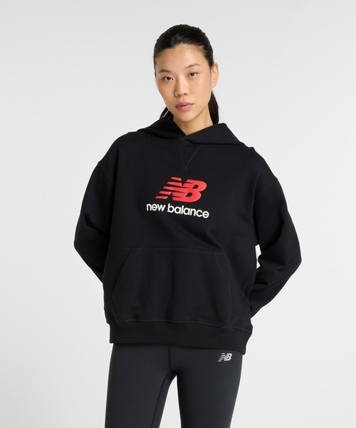 Athletics French terry logo hoodie