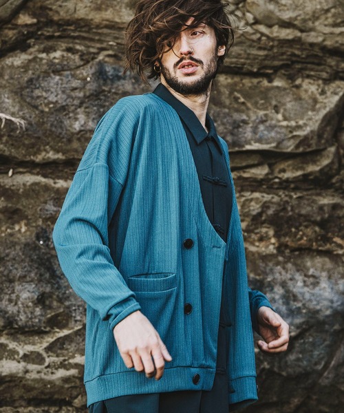 NO ID. Rib Big Cardigan — крупный вязаный кардиган