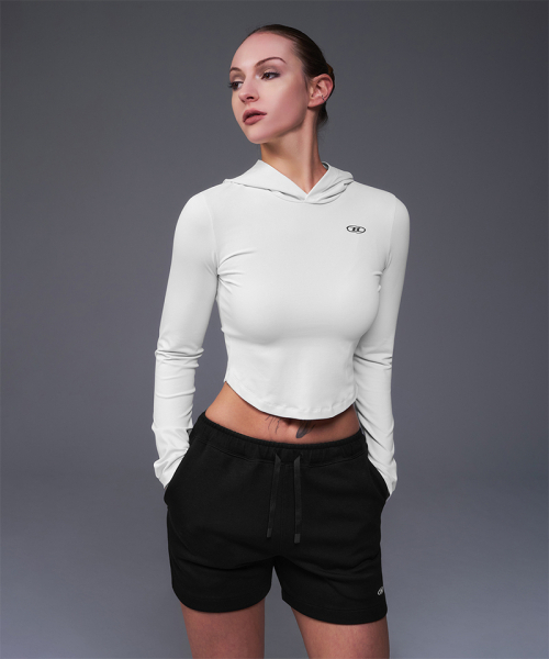 W B‑SOFT EASY HOODIE [IVORY] — худи