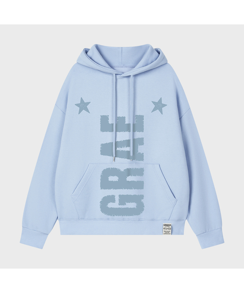[UNISEX] GRAE‑STAR фудпаркер_SKY BLUE