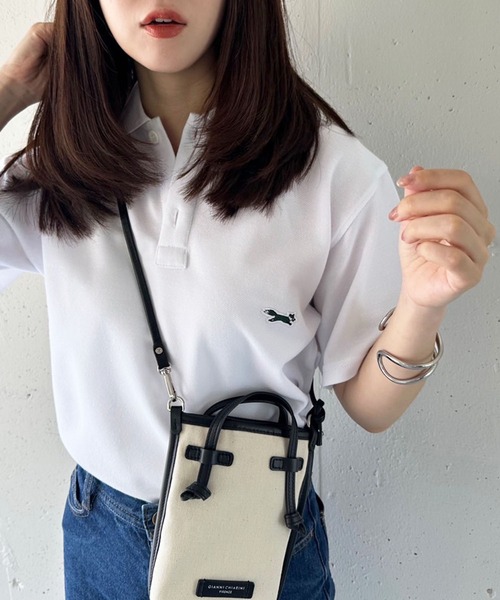 Penneys THE FOX — лёгкая летняя футболка Kitsune Wappen Polo style