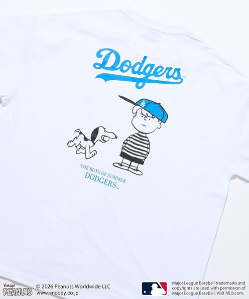 PEANUTS × MLB — футболка Big Chill Edition с логотипом DODGERS (лимитированная)