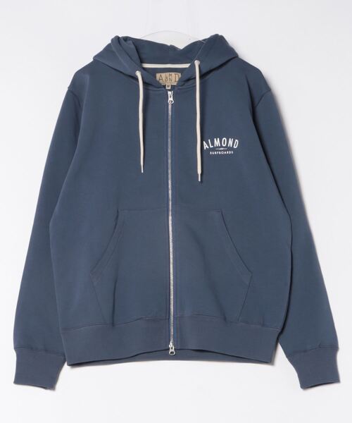 SINGLE FINS Full Zip Hoodie — толстовка на молнии, серый (Армонд джип‑ап)