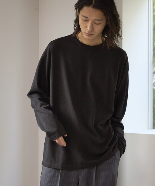 Super Merino Wool × INKEEP — крул‑нэк лонгслив из мериноса
