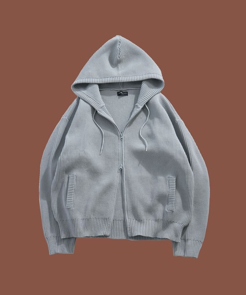 Knit pullover parka — вязаная парка‑толстовка