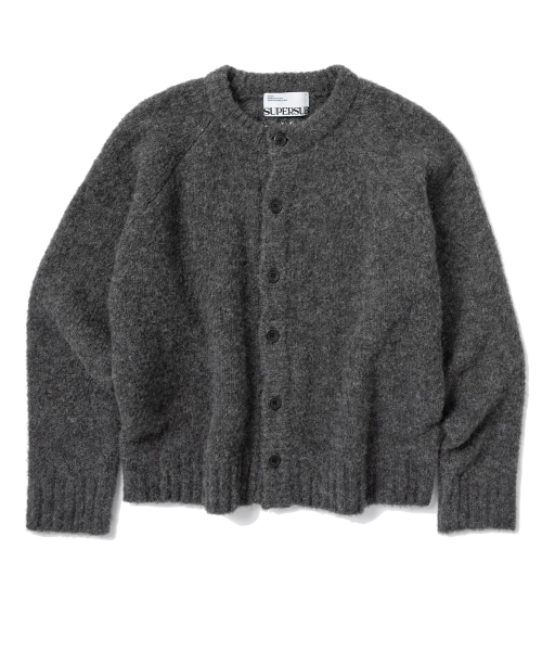 French Chin Boll Raglan Crossover Cardigan — чокер‑кардиган
