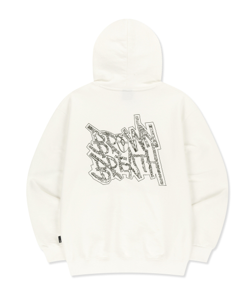 BB 20TH DOODLE TAG HOODIE — ivory (айвори)