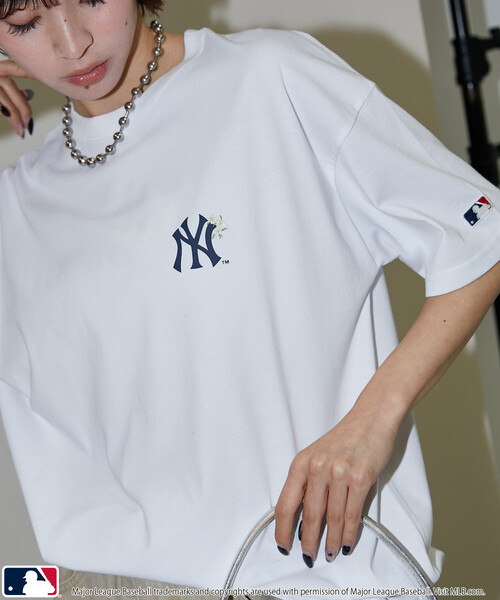 PUBLUX — функциональная ткань MLB Wanpoint с вышивкой, лимитированная коллекция T‑shirt